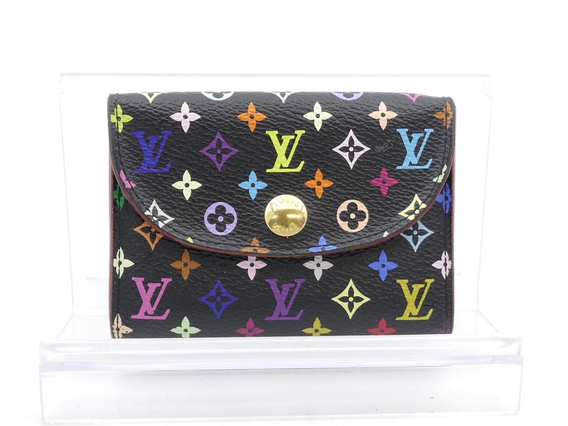 LOUIS VUITTON Monogram Multicolore Envelope Carte de Visite Coin Case