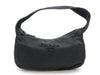 PRADA Logo Beaded Nylon Handbag