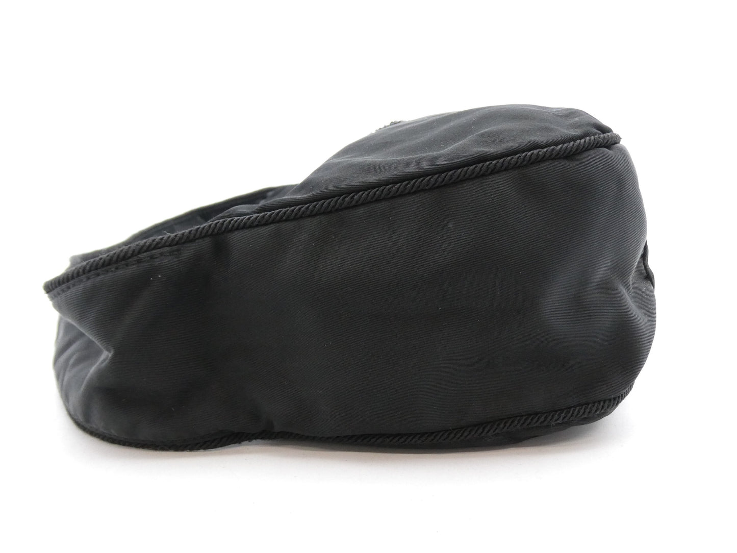 PRADA Logo Beaded Nylon Handbag