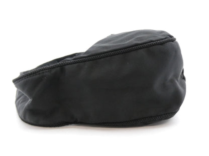 PRADA Logo Beaded Nylon Handbag