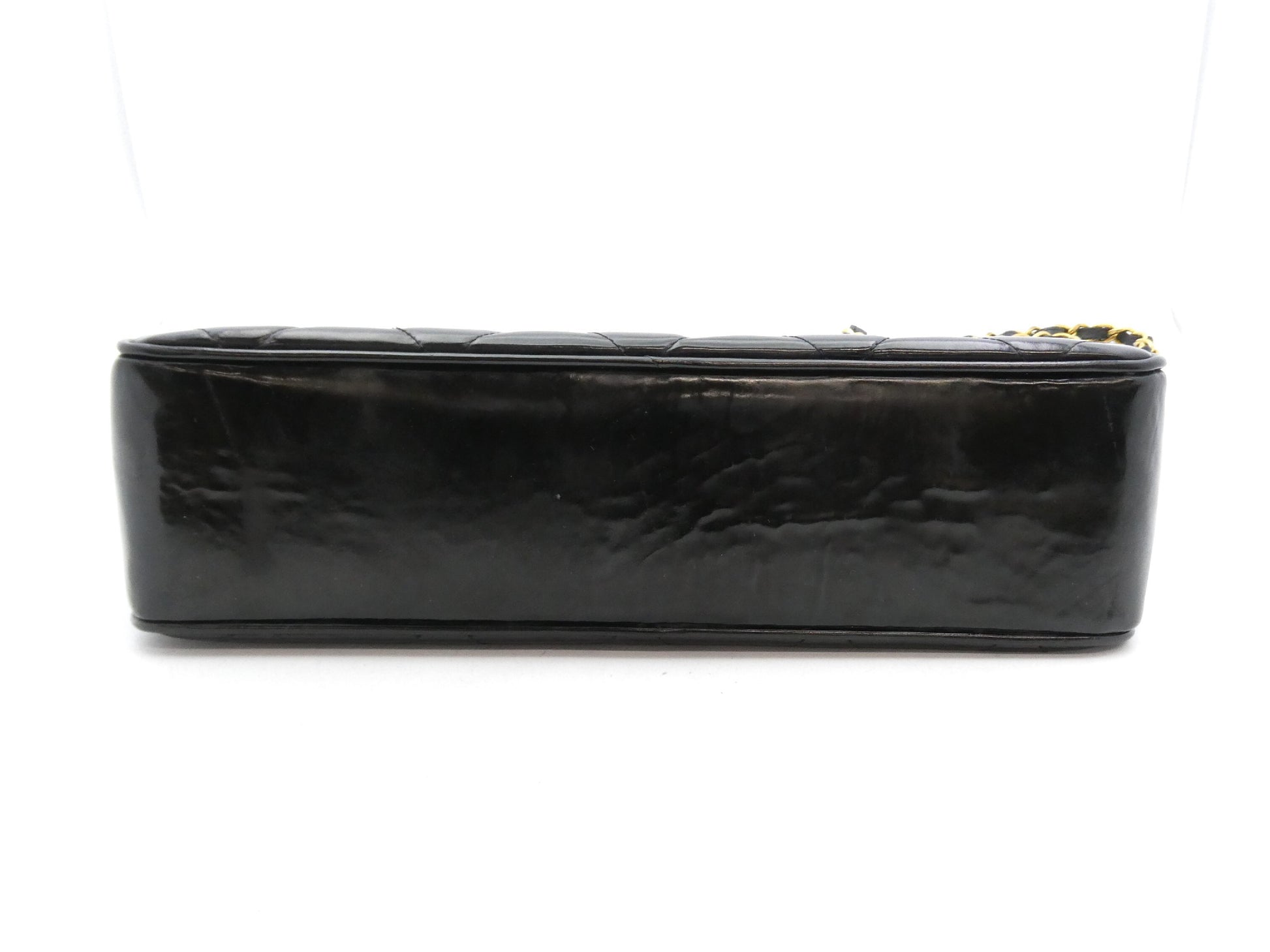 CHANEL Matelasse Matelasse Enamel Coco Mark Chain Tote Bag