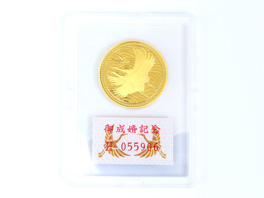 50,000 Yen Wedding Gold Coin, 24K Gold, 18.0g, Other Small Items 
