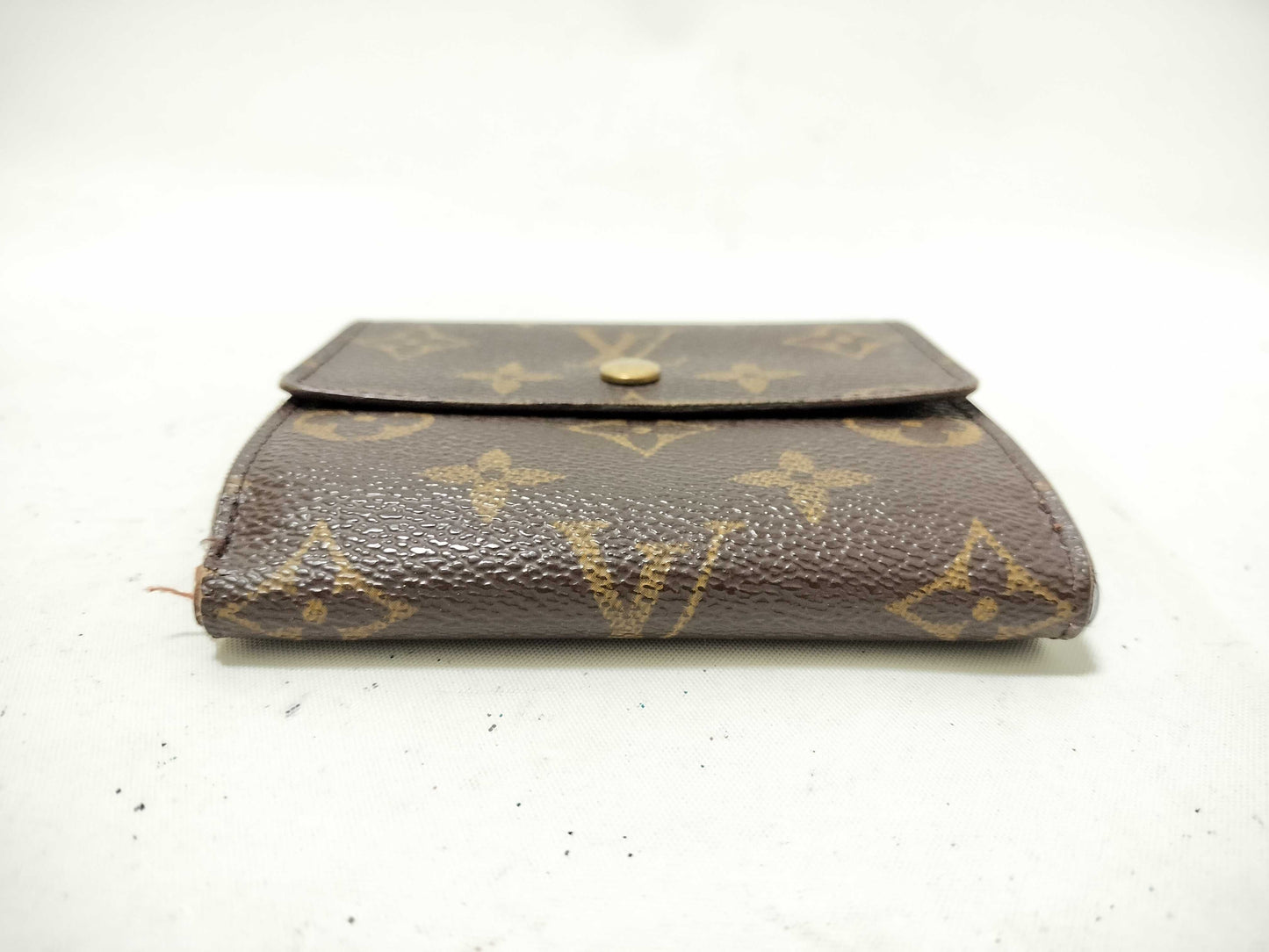 LOUIS VUITTON Monogram W-hook Porte Monnaie Carte Credit folding wallet