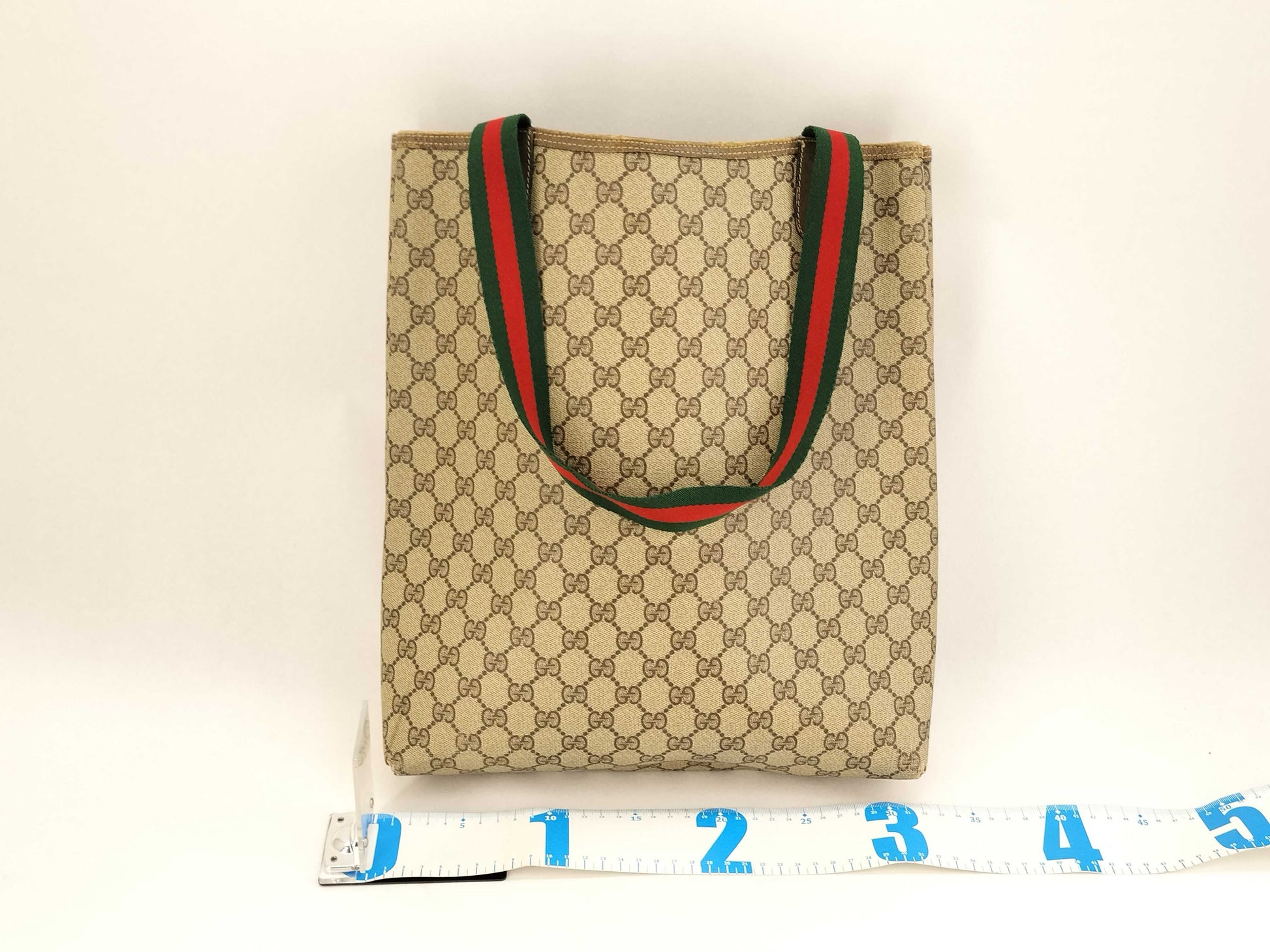 GUCCI Tote Bag PVC Sherry Line Tote Bag