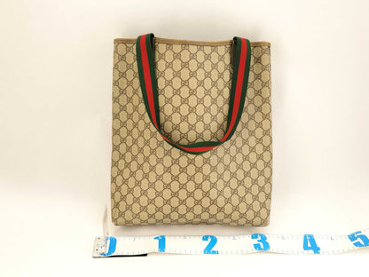 GUCCI Tote Bag PVC Sherry Line Tote Bag