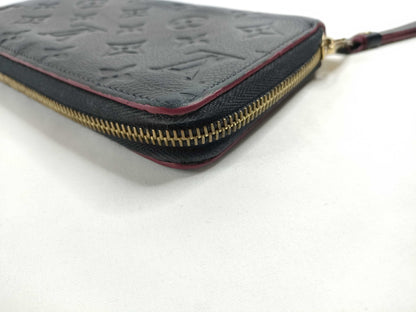 LOUIS VUITTON Monogram Empreinte Zippy Wallet Marine Rouge M62121 SP0178 Wallet