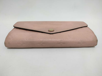 LOUIS VUITTON Monogram Empreinte Sarah Monogram Empreinte Rose M64082 CA2178 Wallet