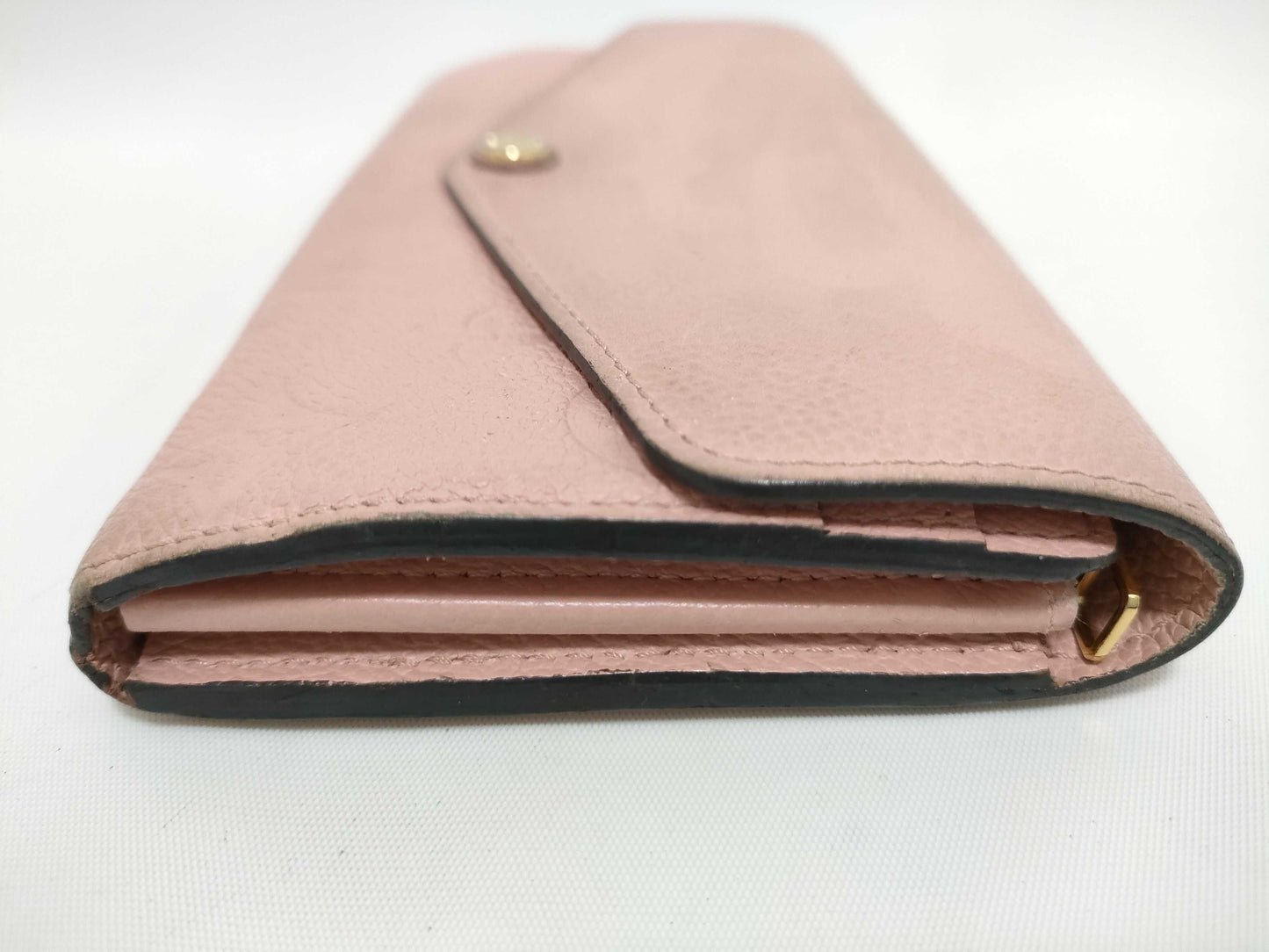 LOUIS VUITTON Monogram Empreinte Sarah Monogram Empreinte Rose M64082 CA2178 Wallet