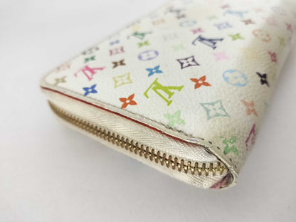 LOUIS VUITTON Monogram Multicolore Zippy Wallet Multicolore M60241 CA4113 Wallet