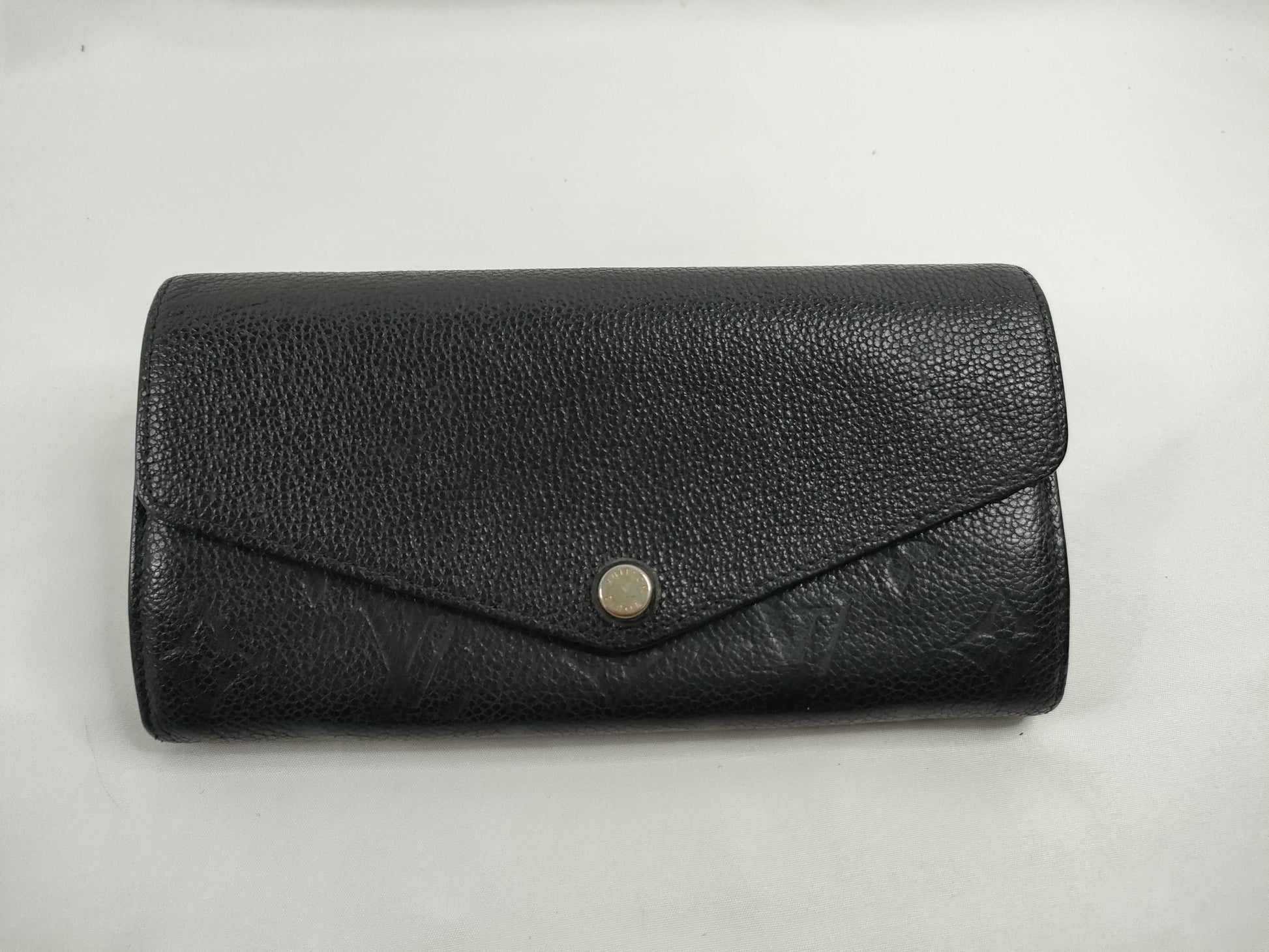 LOUIS VUITTON Monogram Empreinte Sarah Empreinte Noir M61182 CA3198 Wallet