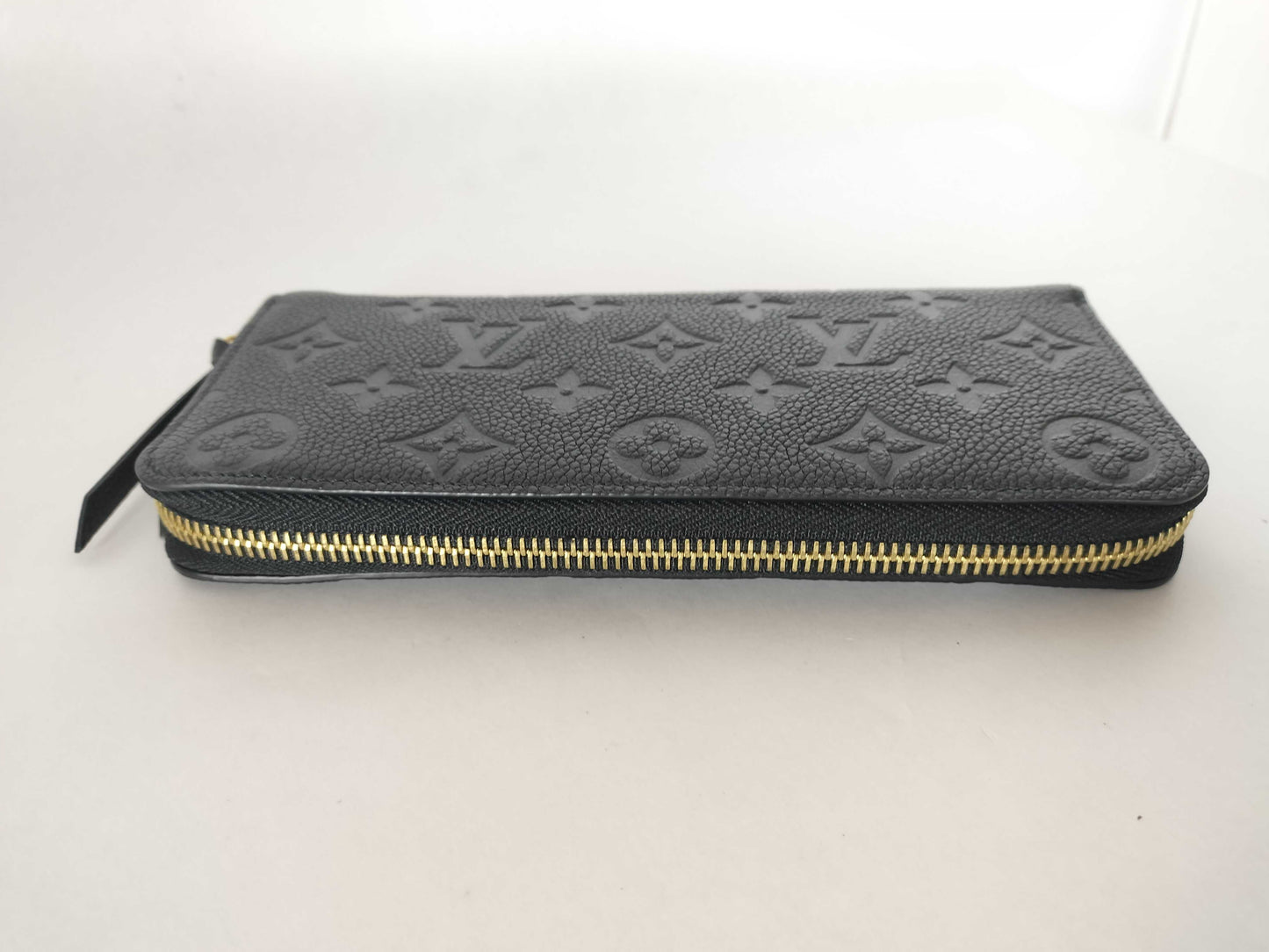 LOUIS VUITTON Monogram Empreinte Louis Vuitton Clemence Monogram Empreinte M60171 RFID Wallet
