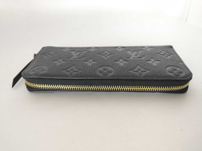 LOUIS VUITTON Monogram Empreinte Louis Vuitton Clemence Monogram Empreinte M60171 RFID Wallet