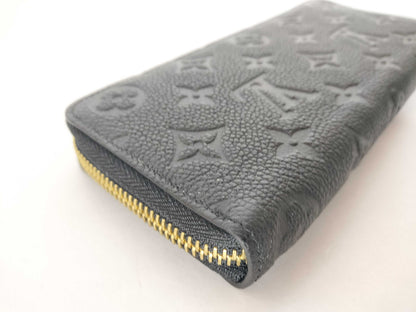 LOUIS VUITTON Monogram Empreinte Louis Vuitton Clemence Monogram Empreinte M60171 RFID Wallet