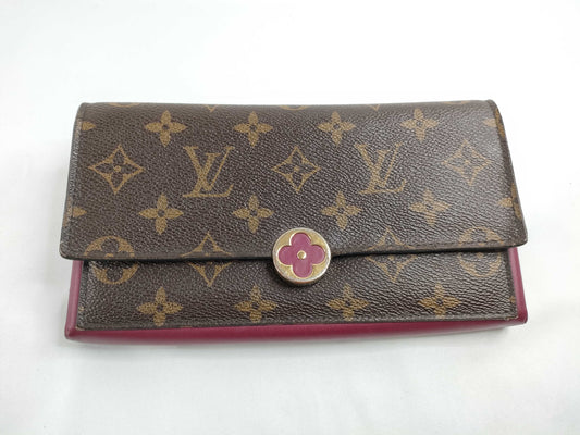 LOUIS VUITTON Monogram Flor Monogram M64585 CA1188 Wallet