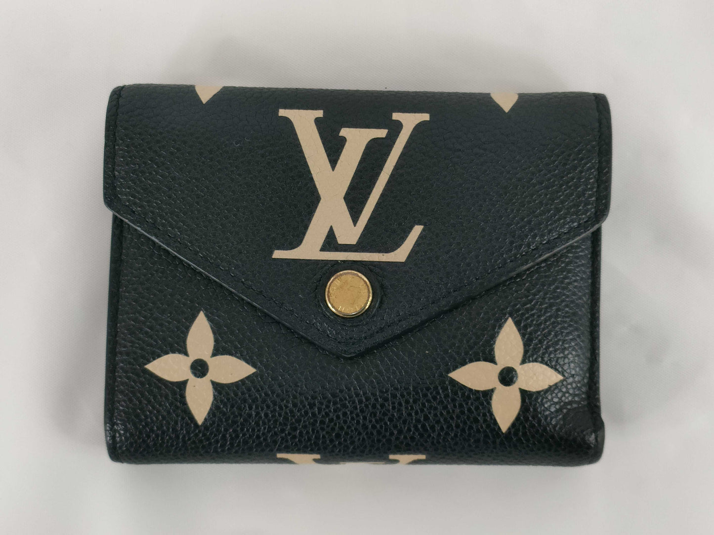 LOUIS VUITTON Victorine Bicolor Empreinte M80968 RFID Wallet