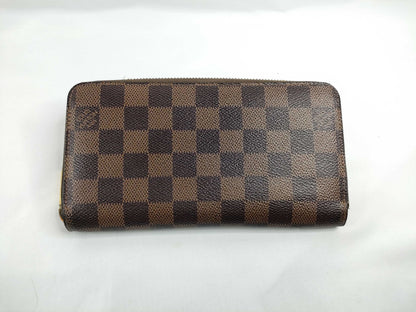 LOUIS VUITTON Damier Zippy Wallet Damier N60015 MI2142 Wallet