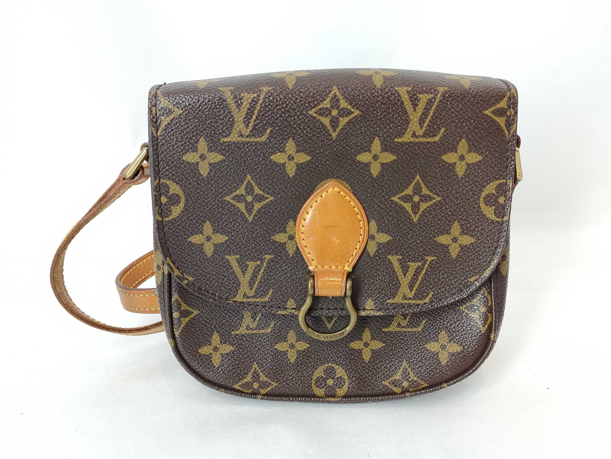 LOUIS VUITTON Monogram Saint-Cloud PM M51244 Shoulder Bag