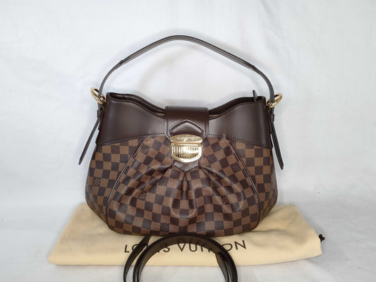 LOUIS VUITTON Damier Sistine MM Handbag