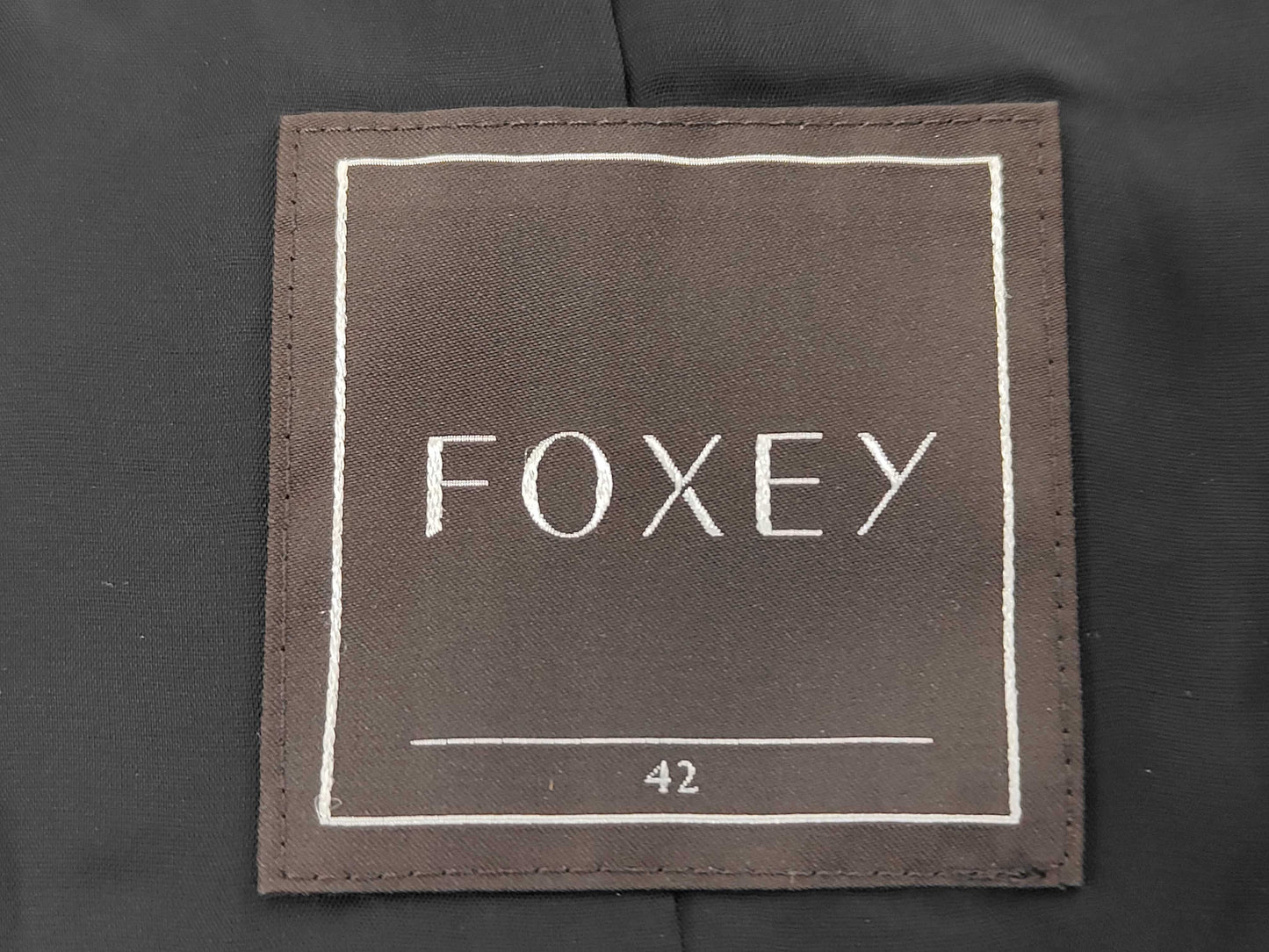 FOXEY Brand Apparel FOXEY Tweed Jacket Black Jacket Jacket