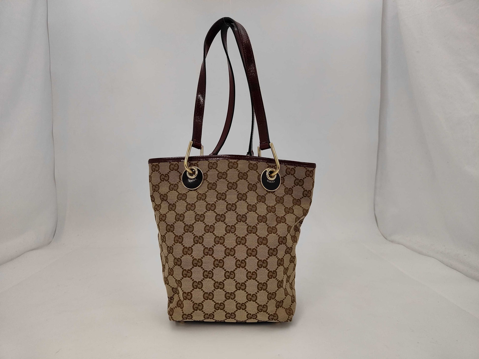 GUCCI GG Canvas Brand Bag Handbag 120840 120840 Tote Bag