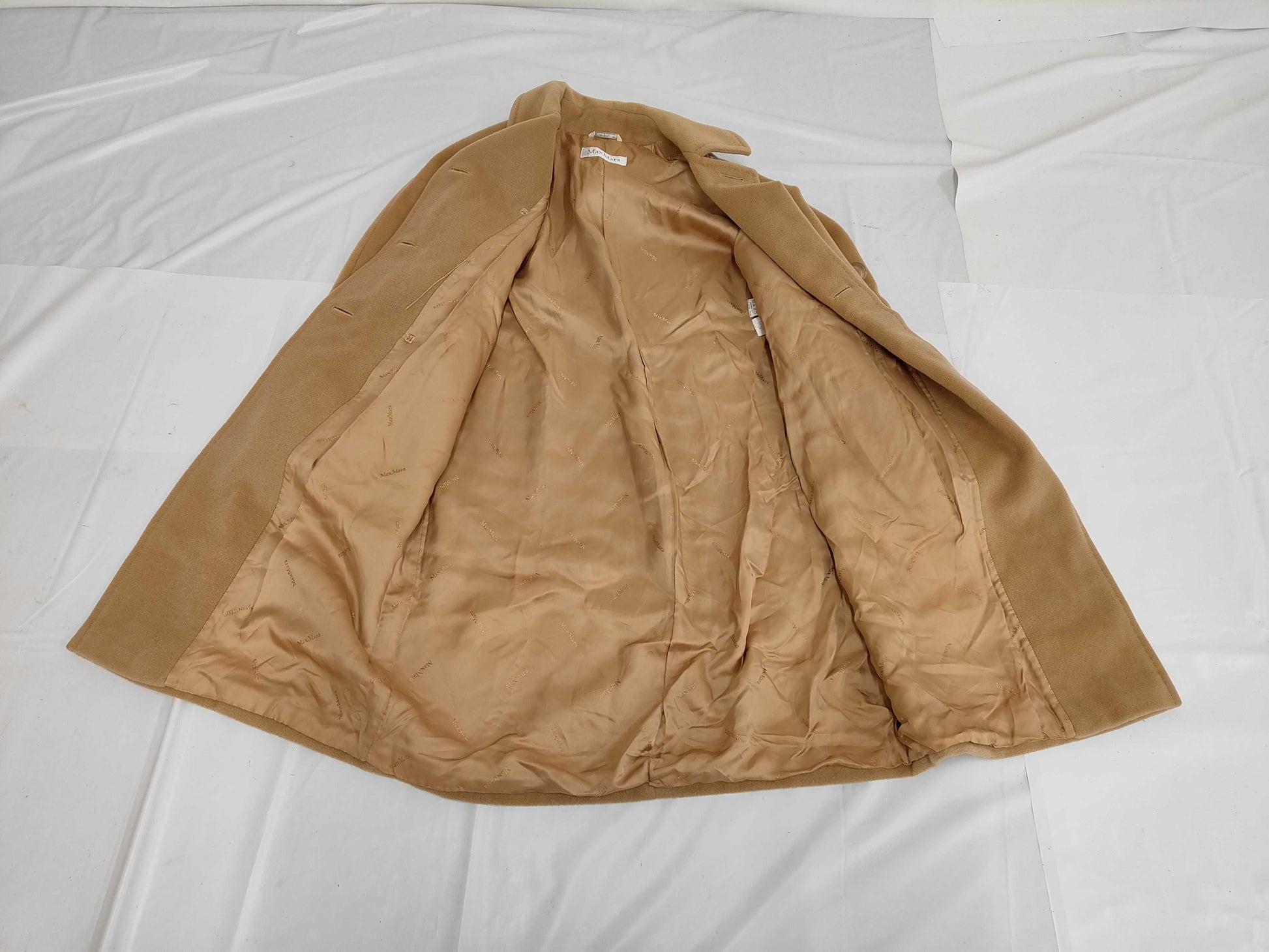 MaxMara Brand Apparel MaxMara MaxMara Long Coat Camel Cashmere Blend Size 40 Coat Coat Coat