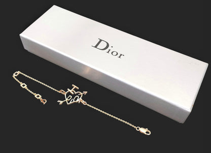 Dior Dior Pink Gold Color Arrow Bracelet 4.3g Bracelet Bangle
