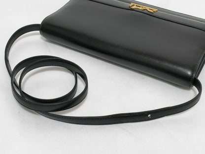 HERMES Eugenie Black Shoulder Bag