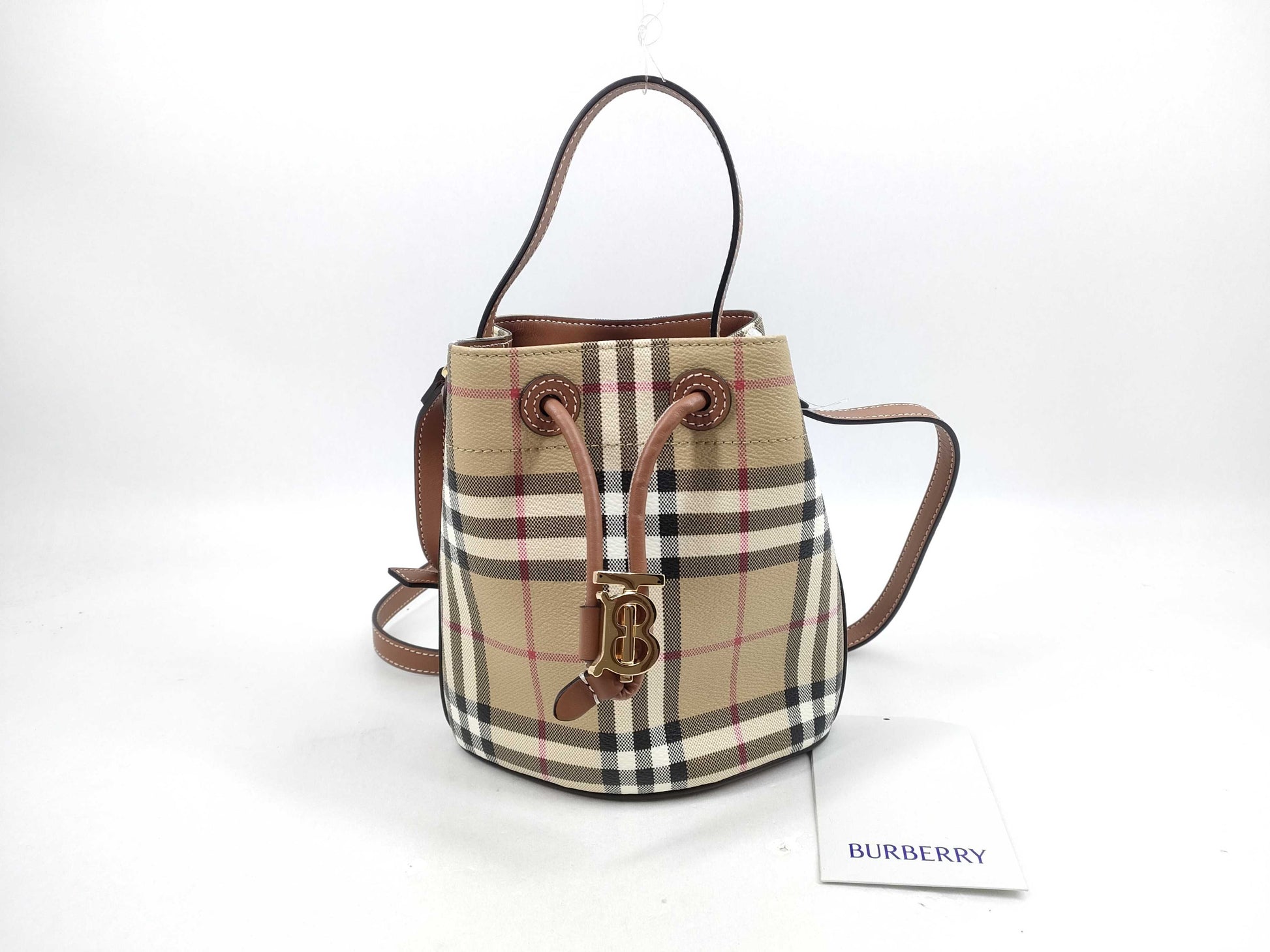BURBERRY Drawstring Shoulder Bag