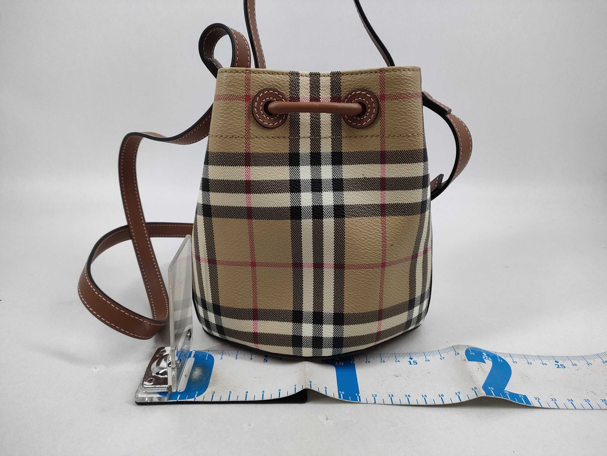 BURBERRY Drawstring Shoulder Bag