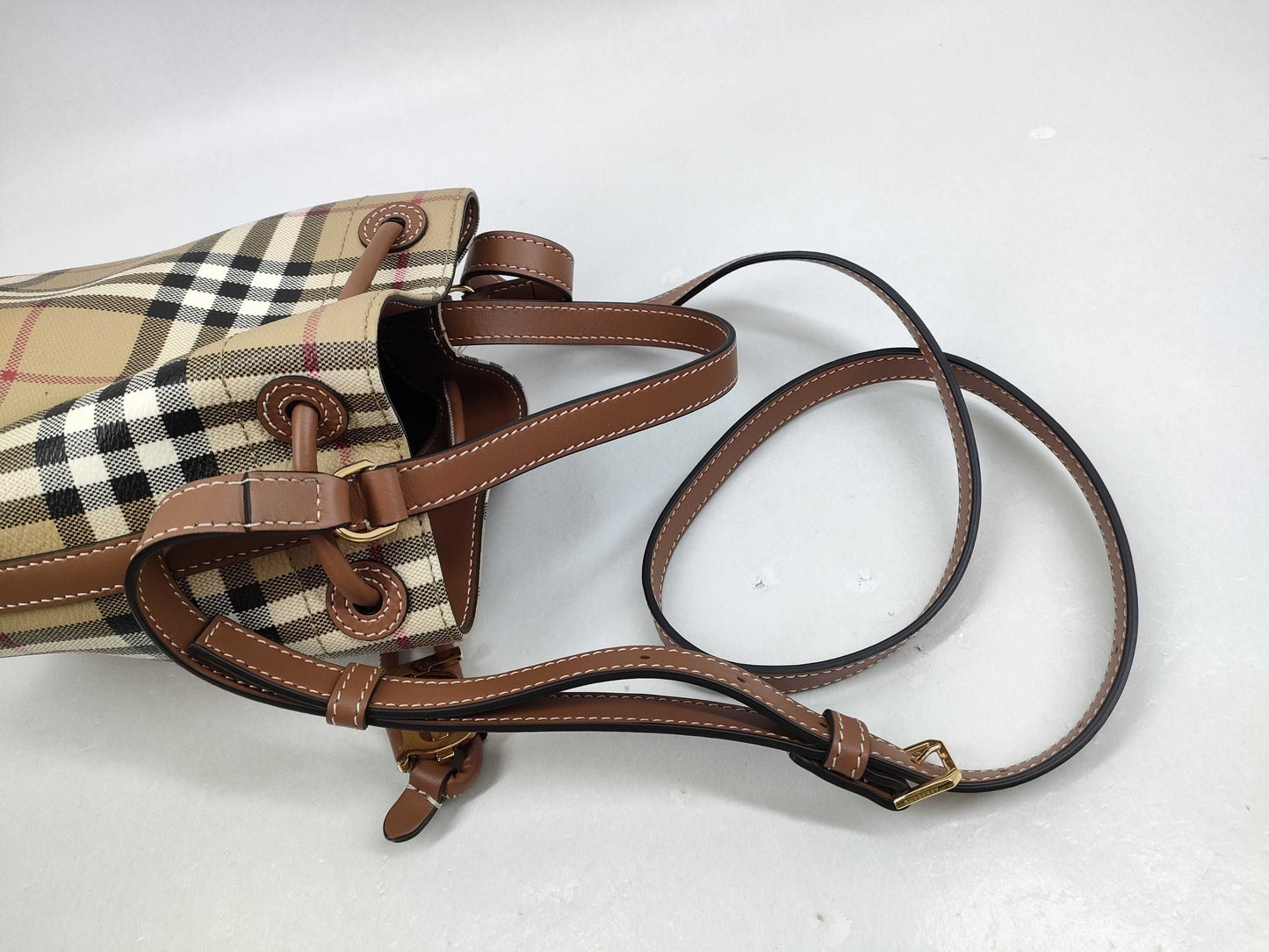 BURBERRY Drawstring Shoulder Bag