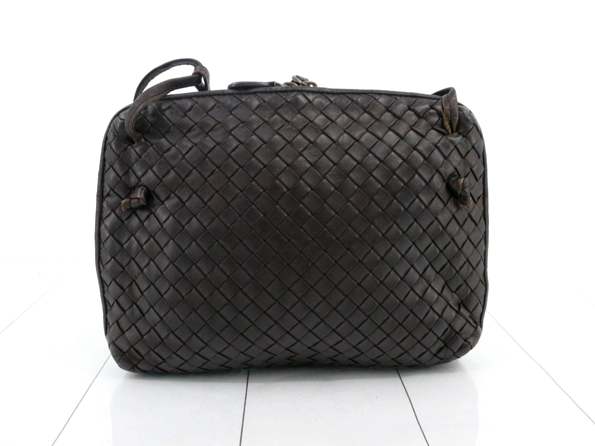 BOTTEGA VENETA Intrecciato Nodini Shoulder Bag