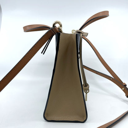 MARC JACOBS Mini Grind Colorblock Leather Tote Bag, 2-Way Tote Bag