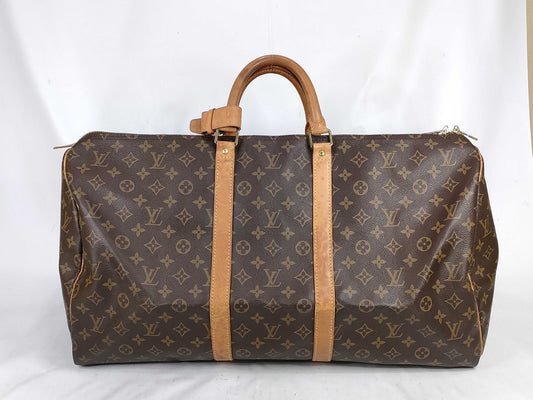 LOUIS VUITTON Monogram Louis Vuitton Keepall 55 Monogram M41424 Boston Bag