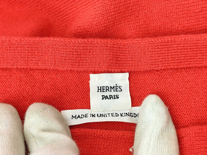 HERMES 100% Cashmere French Sleeve Poncho Knit #36 Tops