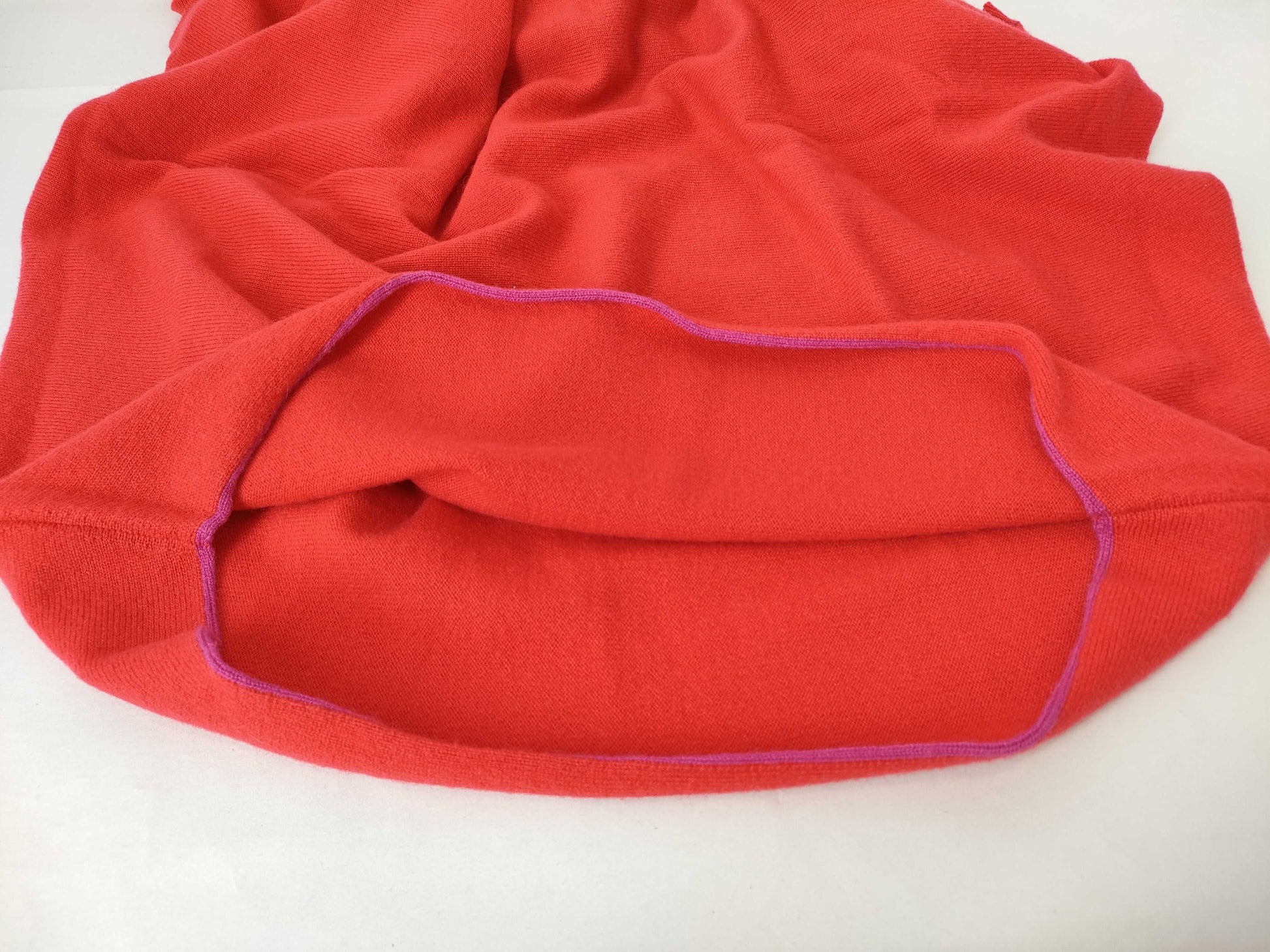HERMES 100% Cashmere French Sleeve Poncho Knit #36 Tops