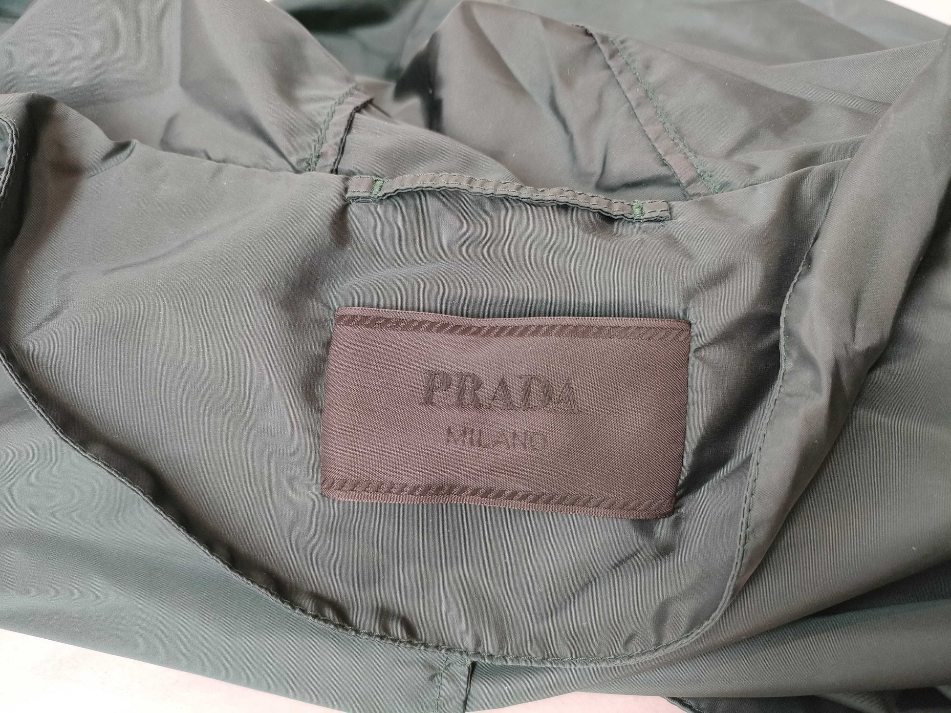 PRADA Prada 24 Triangle Logo Plate Nylon Jacket RFID Men's XXXL Jacket