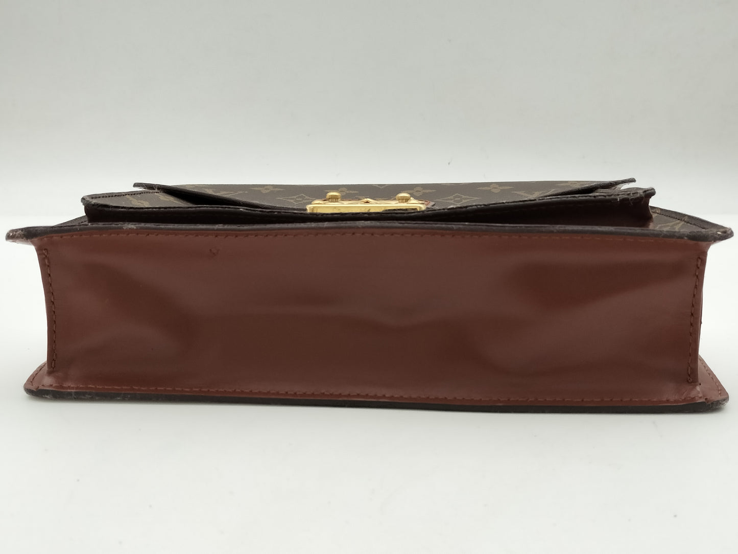 LOUIS VUITTON Monogram Monceau M51185 Shoulder Strap Handbag