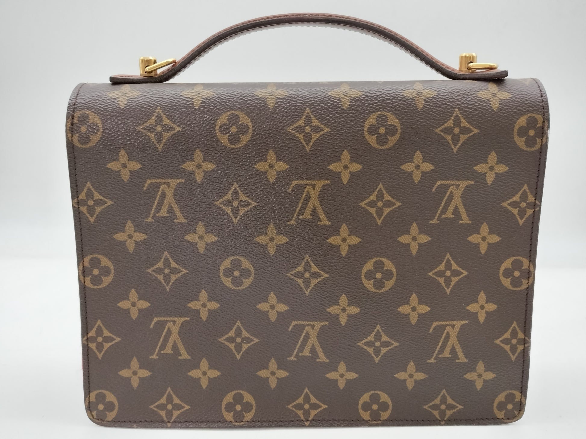 LOUIS VUITTON Monogram Monceau M51185 Shoulder Strap Handbag