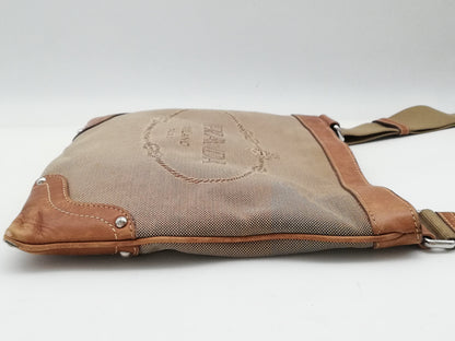 PRADA logo jacquard shoulder bag