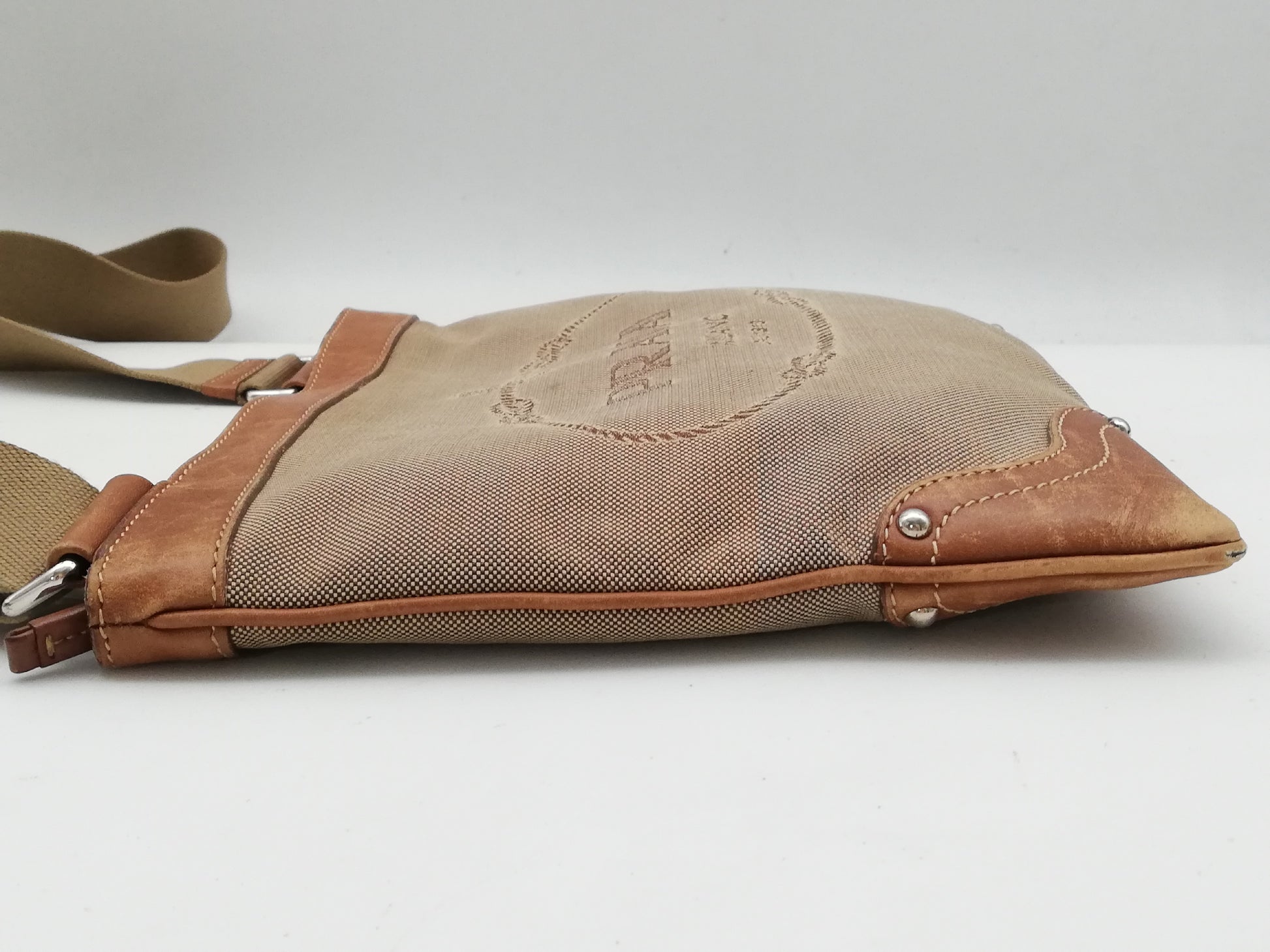 PRADA logo jacquard shoulder bag