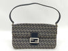 FENDI Zucca pattern Fendi Mamma Bucket Zucchino navy handbag