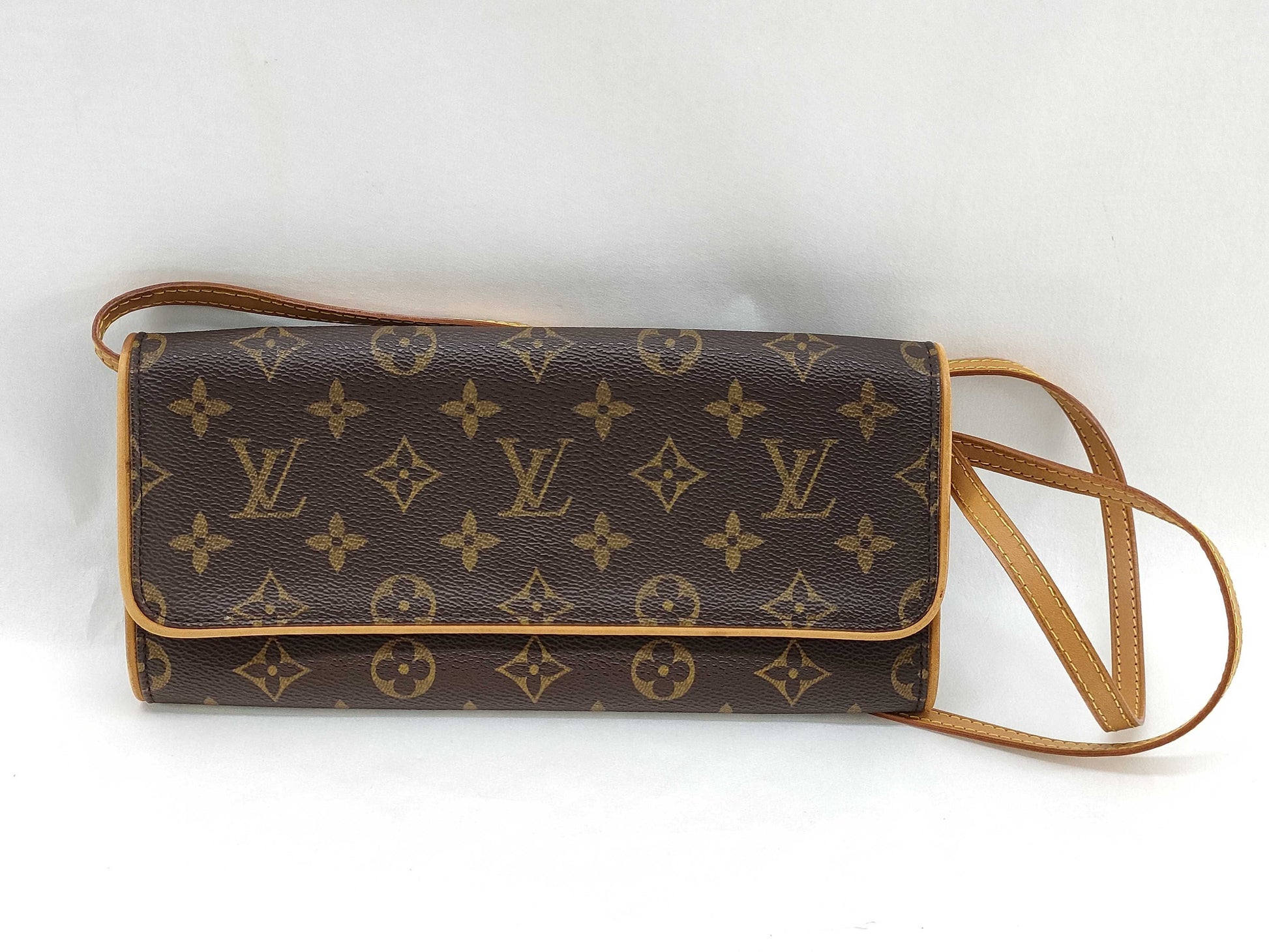 LOUIS VUITTON Monogram Pochette Twin GM Shoulder Bag