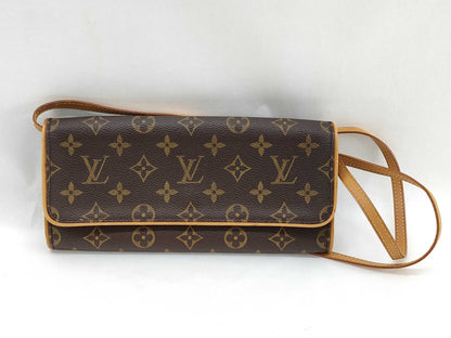 LOUIS VUITTON Monogram Pochette Twin GM Shoulder Bag