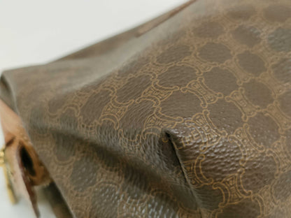 CELINE Macadam Pouch, Dark Brown