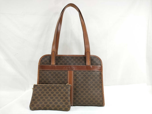 CELINE Macadam Tote Bag Handbag