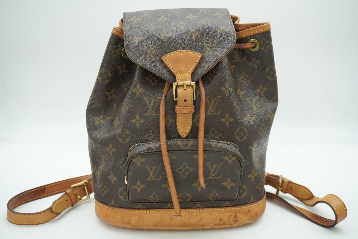 LOUIS VUITTON Monogram Montsouris MM M51136 Backpack