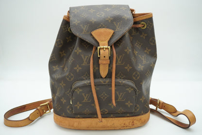 LOUIS VUITTON Monogram Montsouris MM M51136 Backpack