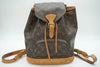 LOUIS VUITTON Monogram Montsouris MM M51136 Backpack