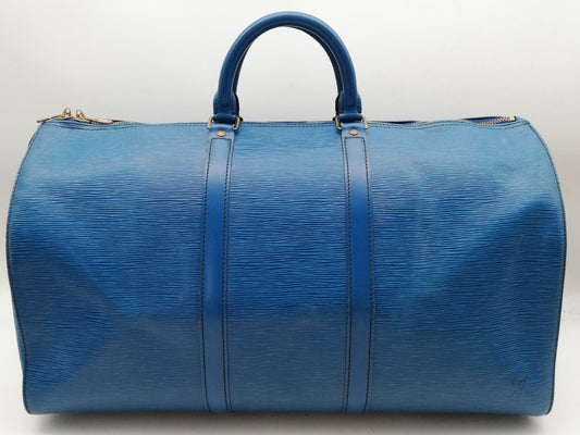 LOUIS VUITTON Epi Keepall 50 Boston Bag M42965
