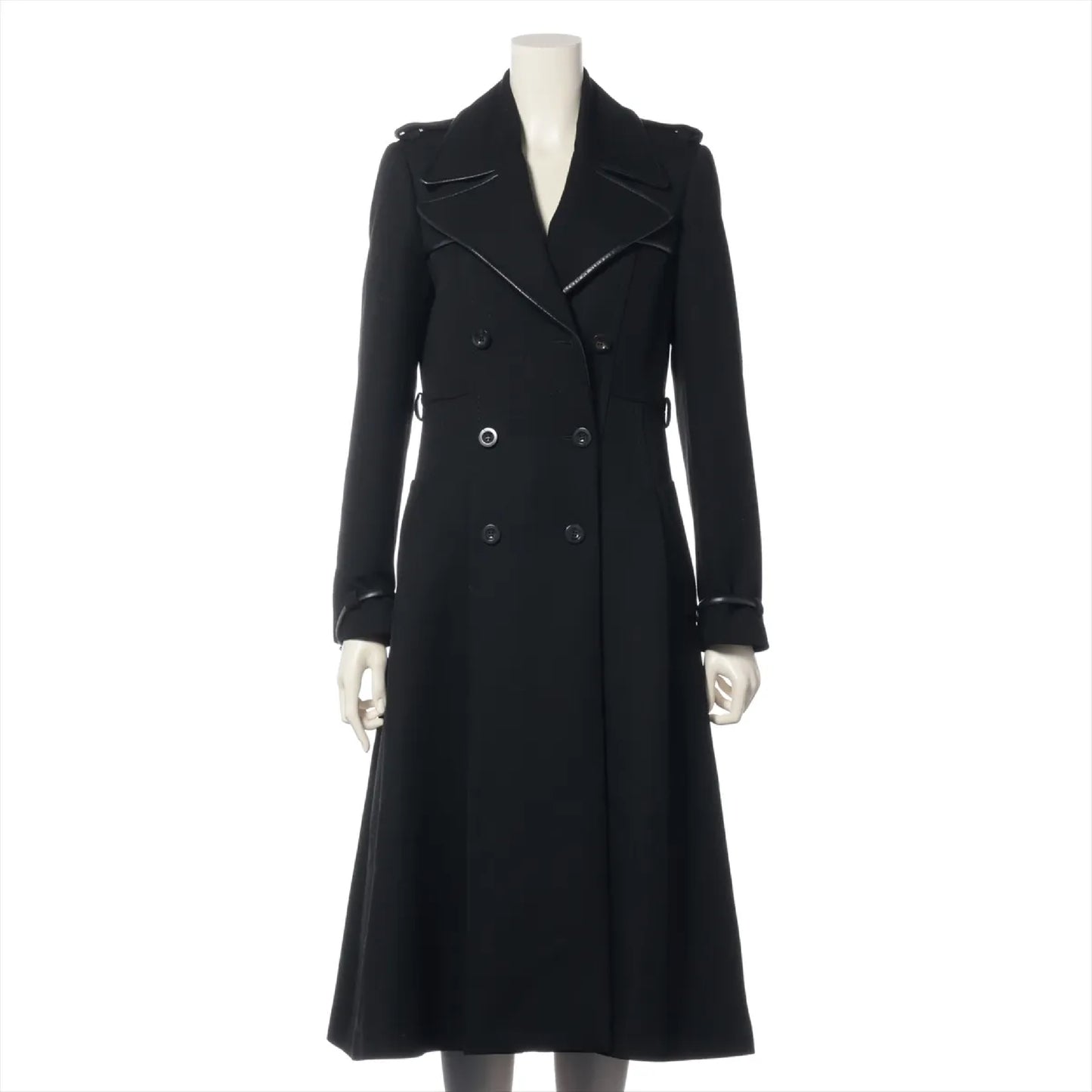 GUCCI 2011 Wool Coat Size 40 Black Coat